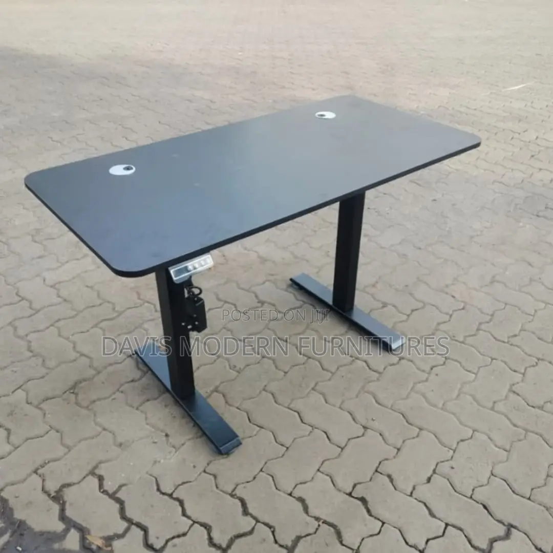 Ergonomic Height-Adjustable Desk With Power Dock 1.4m Tall Range;