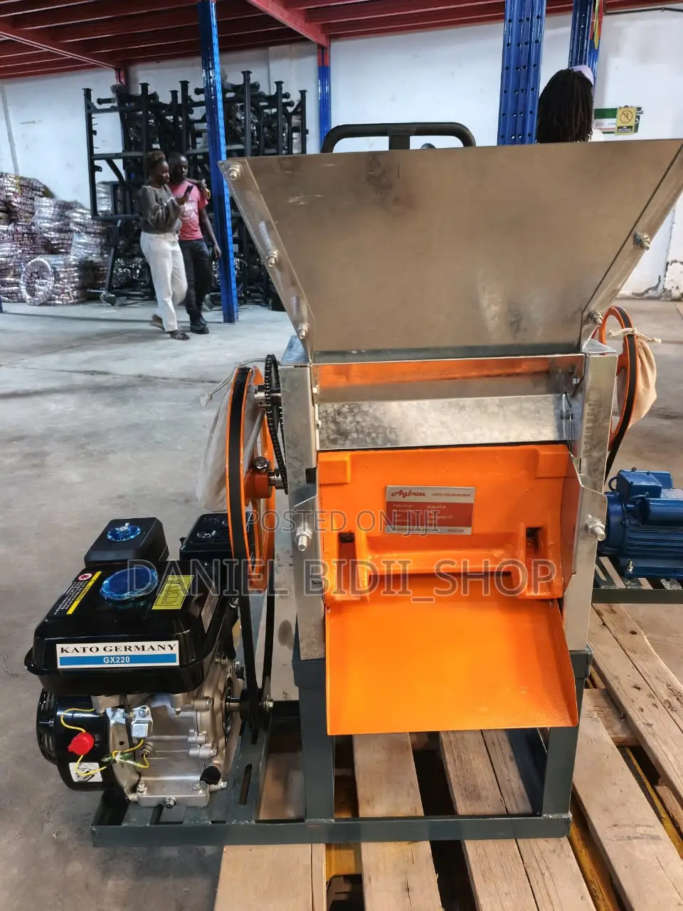 Petrol Engine Coffee Pupler Machine 7.5hp