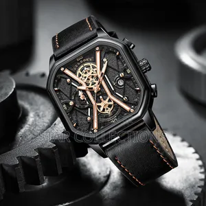 Pure Leather Water Resistant Watch for Men