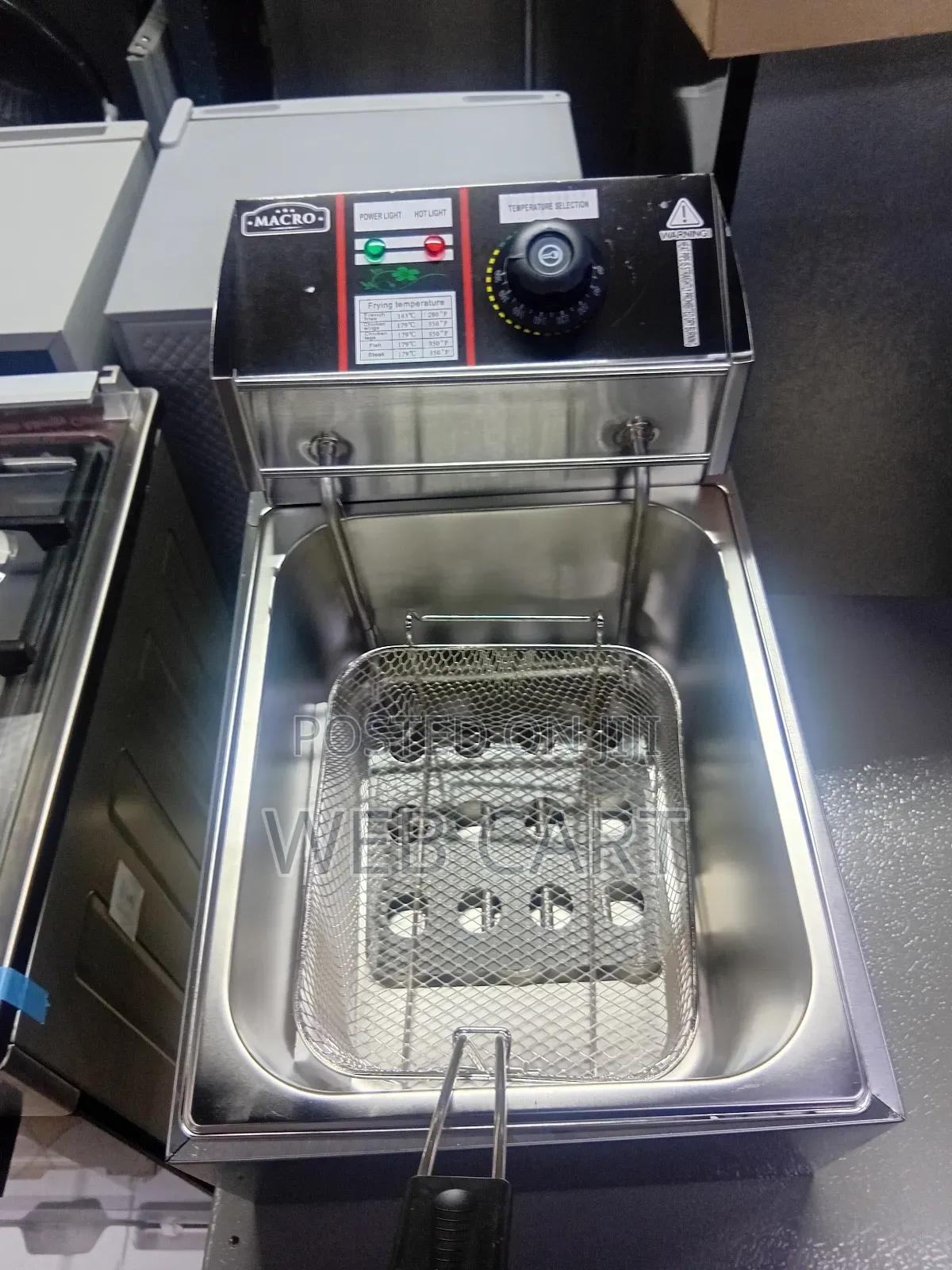 Macro 6l Commercial Single Deep Fryer