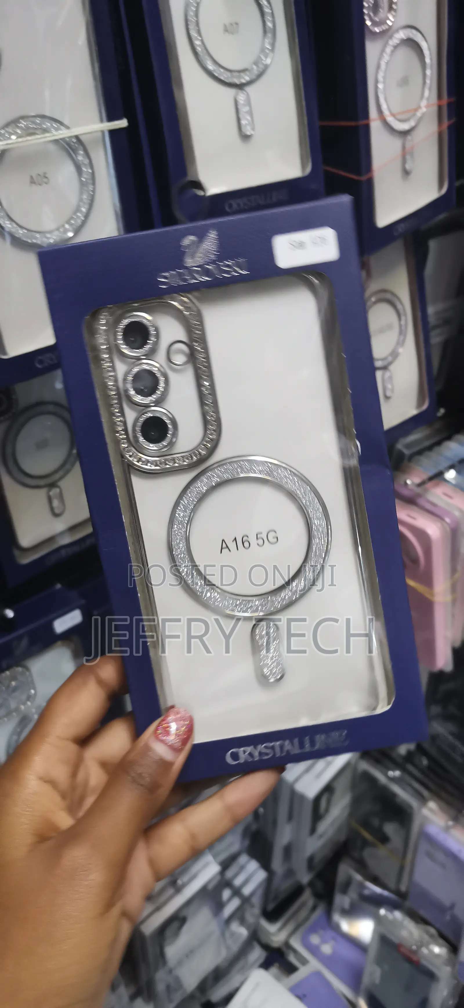Ortee Samsung Galaxy A16 5g Cover Glitter Magsafe Case