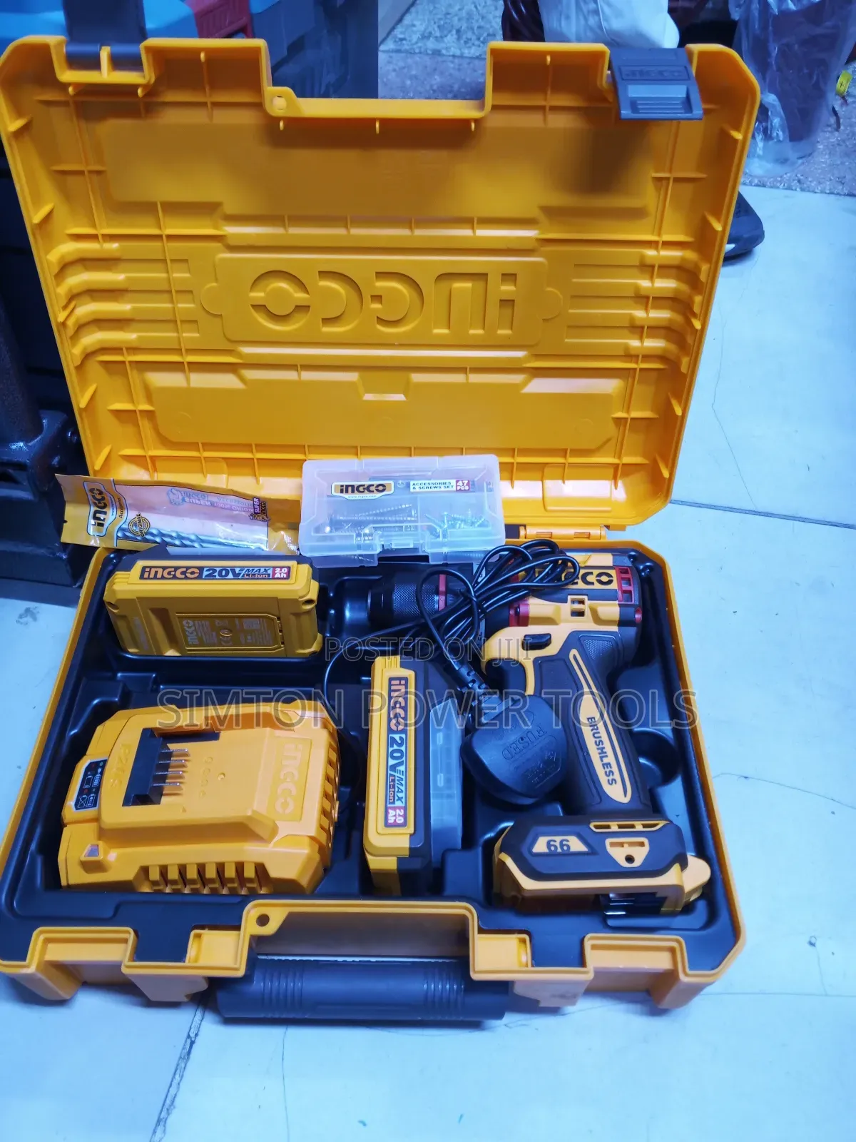 Ingco Compact Brushless Impact Drill