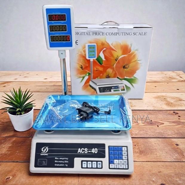 Top Quality Heavy Duty Acs 40 Led Battery Digital Weighing Scale