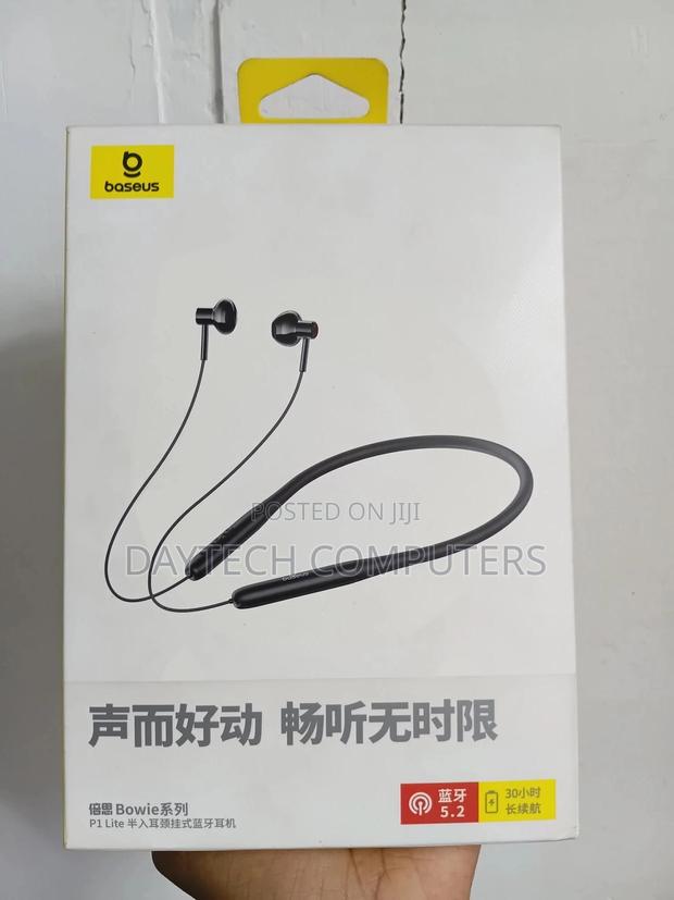 This Is a Baseus Bowie P1 Neckband Wireless Earphones.