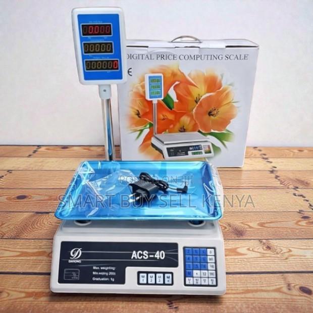 Super Quality Large Capacity Battery Acs 40 Digital Weighing Scale