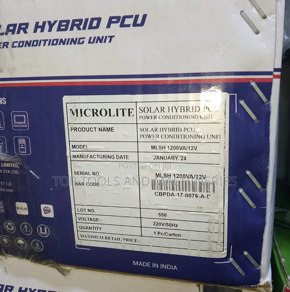 1.2kva 1450 12v Microtek India Solar Inverter