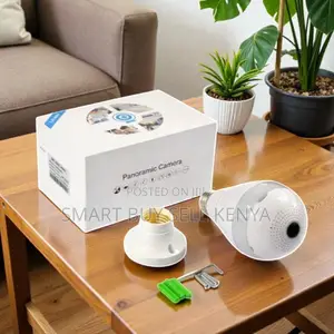 Smart 1080p Wifi Bulb Camera With Colored Night Vision Motion Alert