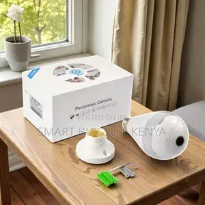 1080p Full Hd Wifi Bulb Camera With 360° Panoramic View Easy Setup