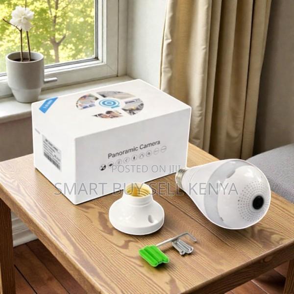 1080p Full Hd Wifi Bulb Camera With 360° Panoramic View Easy Setup