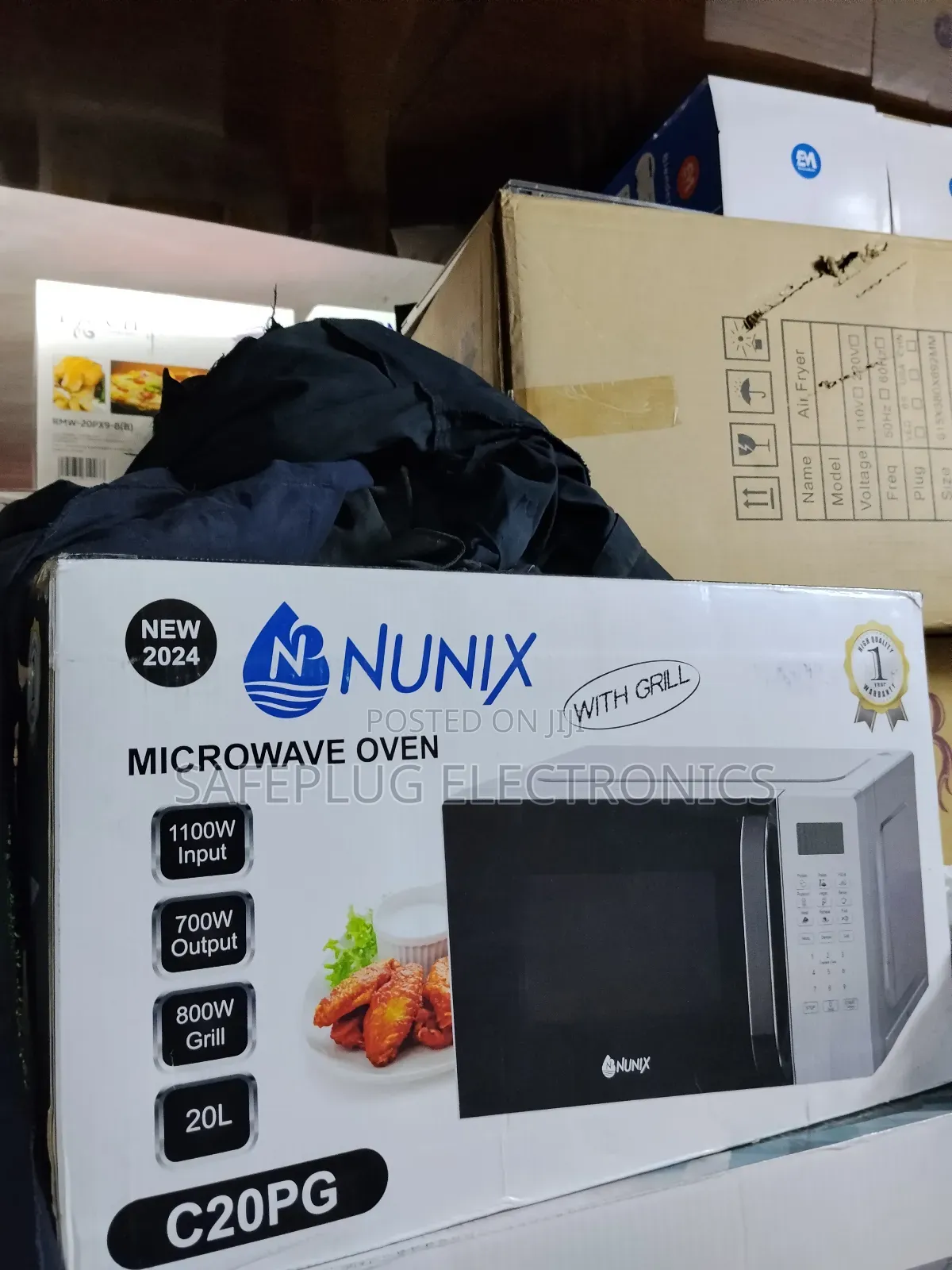 Nunix 20l Microwave Grill | Touch Control + Defrost