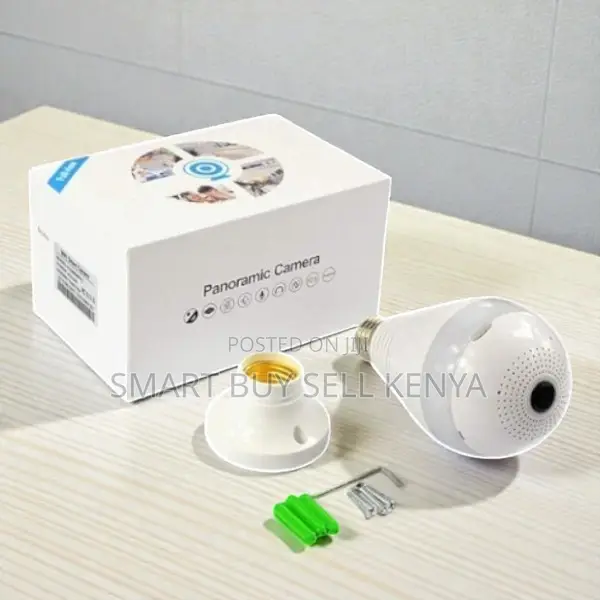 Panoramic Wifi Security Camera 1080p Hd With Adjustable Brightness