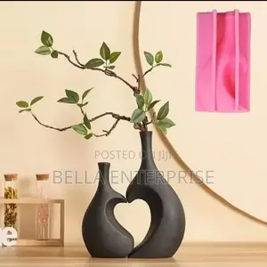 2 in 1 Deco Heart Shaped Flower Vase