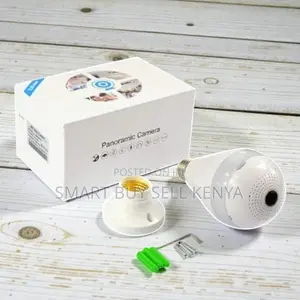 1080p Wifi Bulb Camera With Built-in Microphone and Loud Speaker