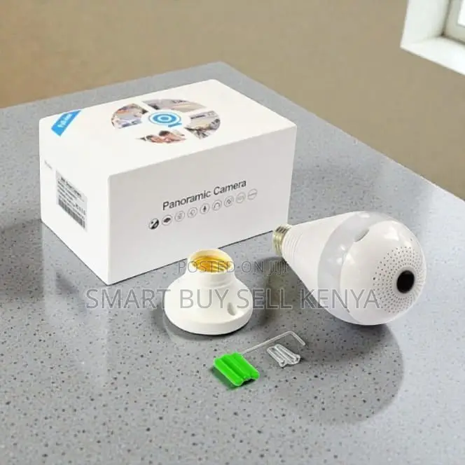 Home Office 1080p Wifi Bulb Camera With Built-in Microphone