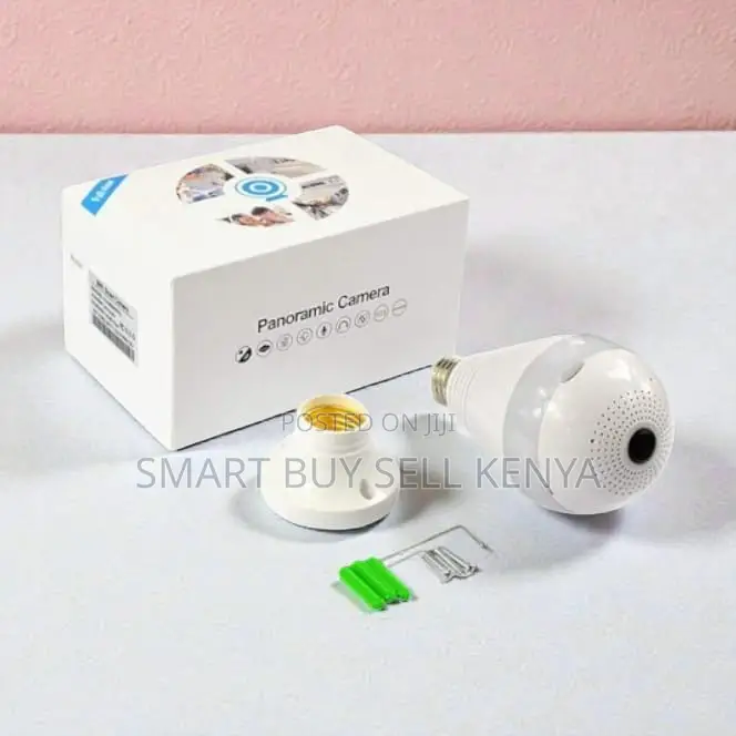 1080p Wifi Security Bulb Camera With Smart Motion Tracking