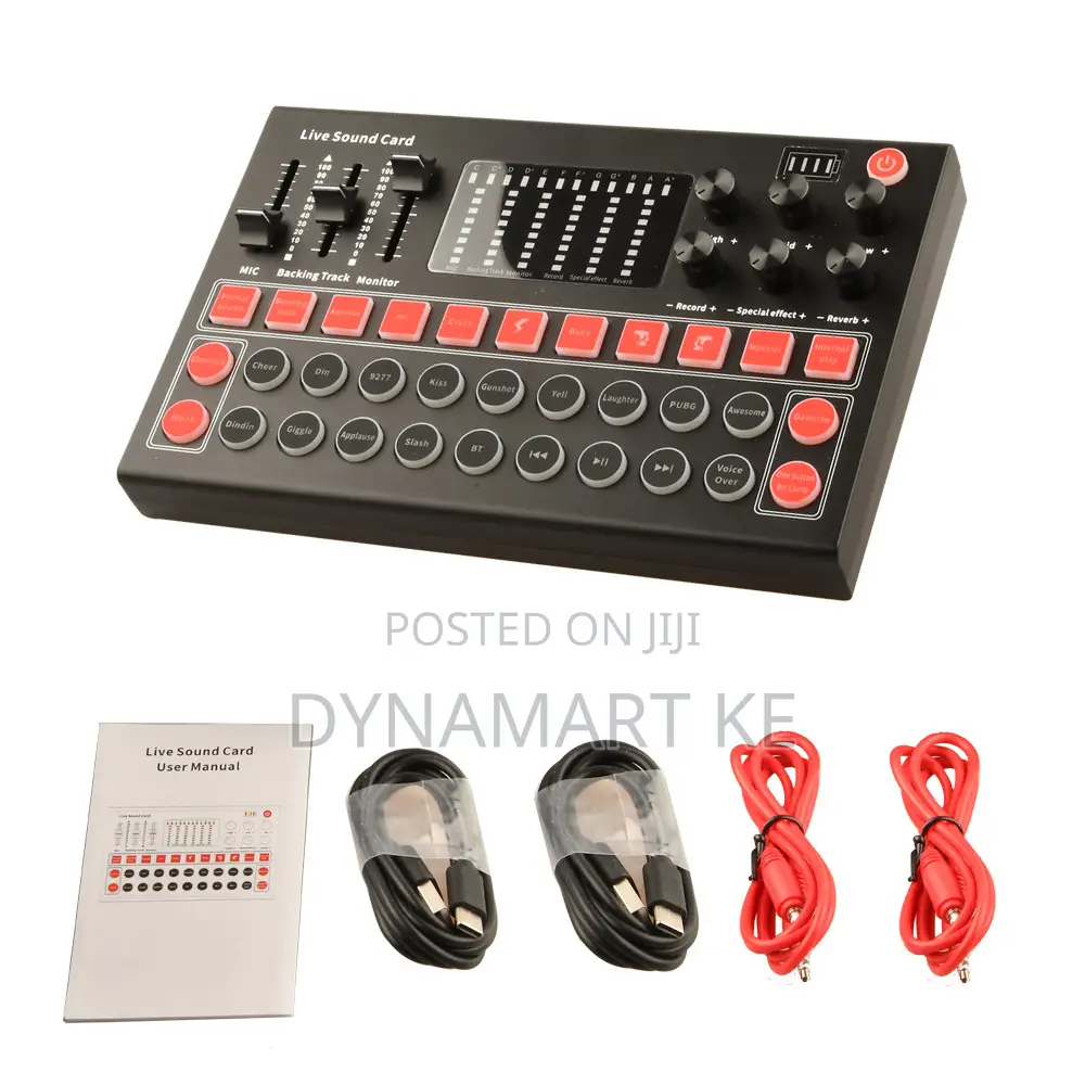 M9 Professional Live Sound Card – Bluetooth, Voice Effects, Auto-Tune