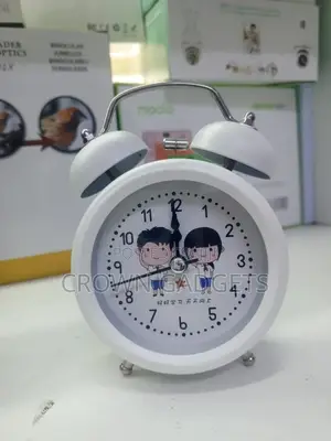 Cute Cartoon Alarm Clock for Study Room Bedroom