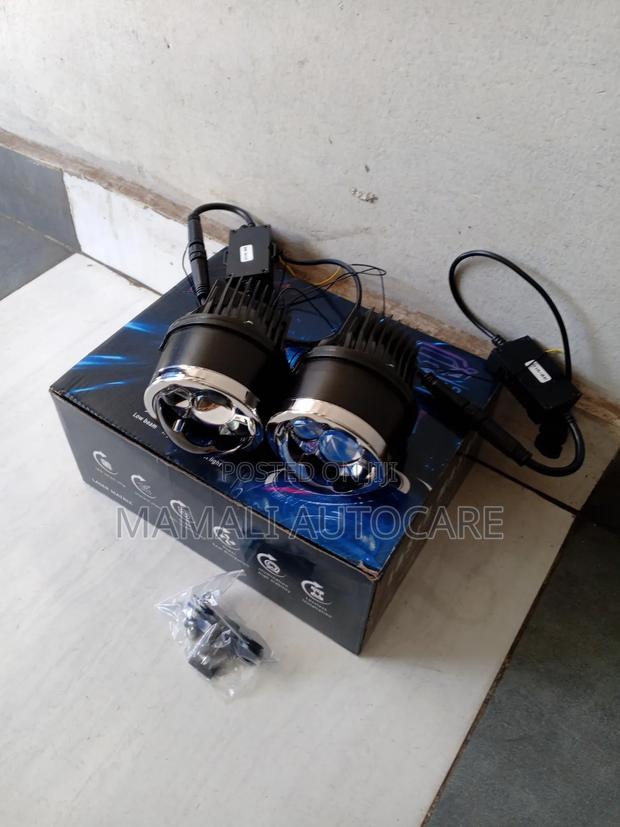 3 Color 3 Laser Bi Led Fog Projector Lens