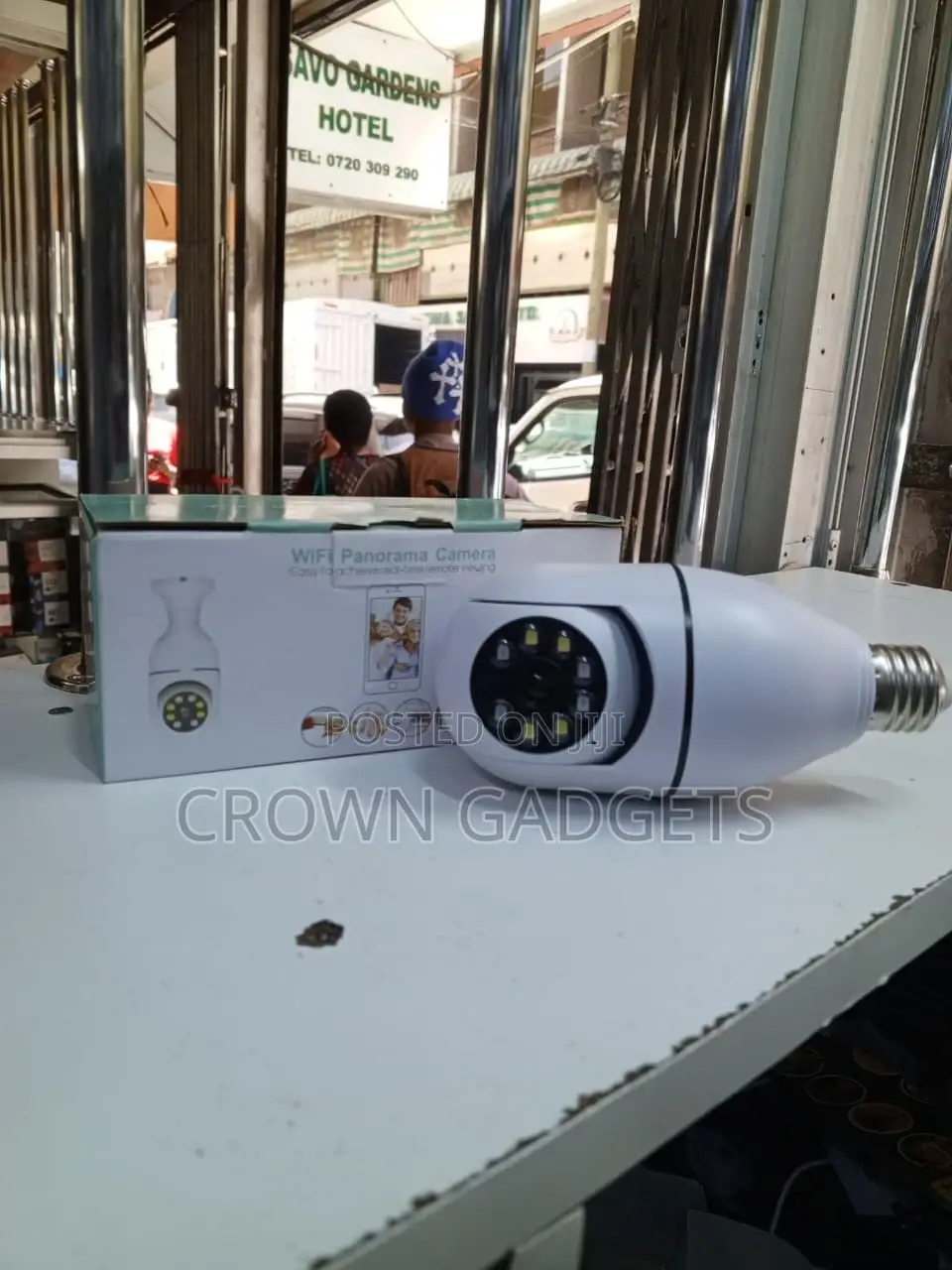 V380 Pro 1080p Wifi Light Bulb Security Camera