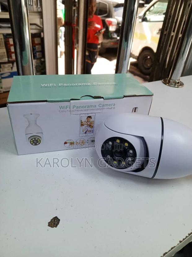 Smart Wifi Bulb Camera 360° Hd With Two-Way Audio