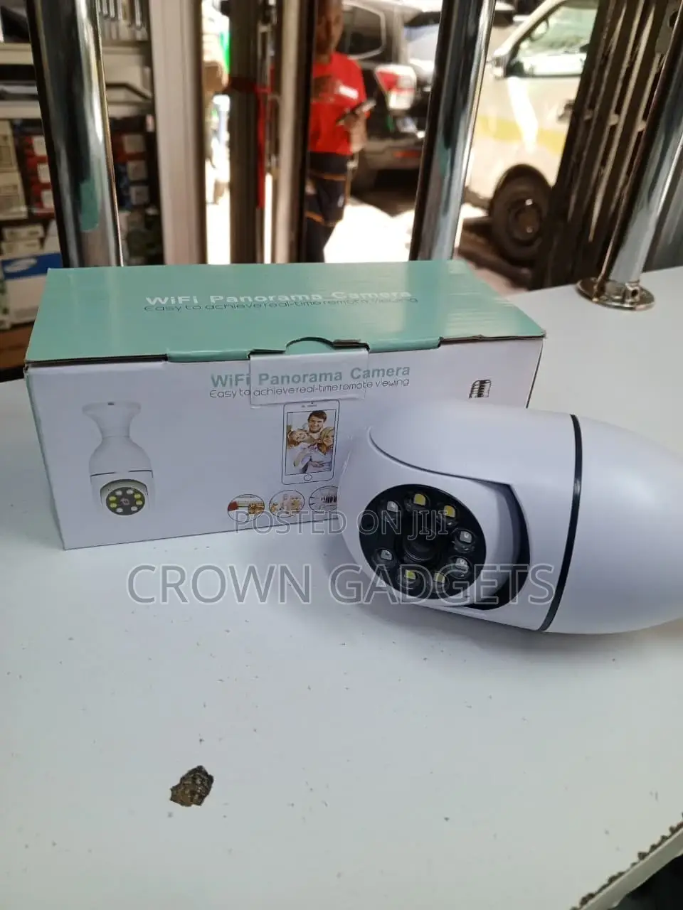 Smart Wifi Bulb Camera 360° Hd With Two-Way Audio