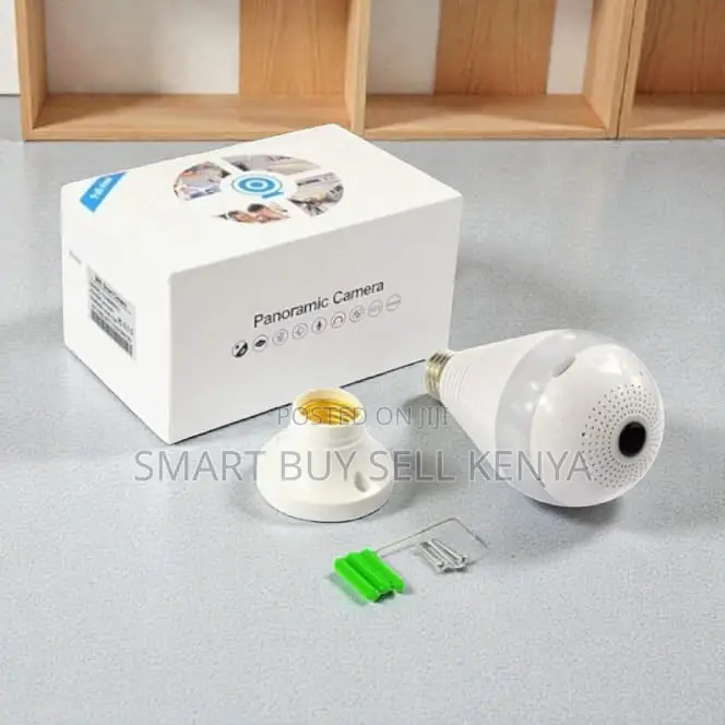 Panoramic 1080p Security Camera With Cloud Storage Real-Time View