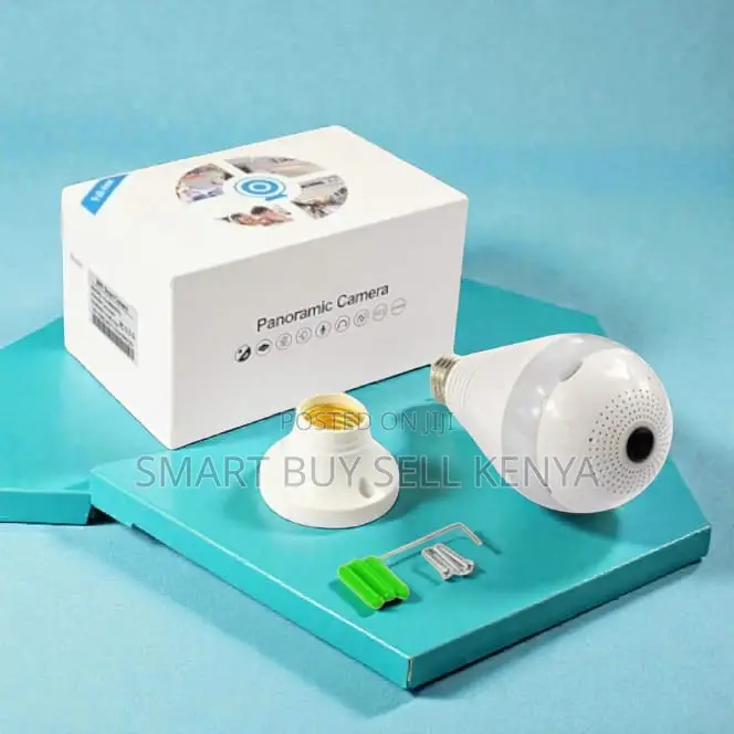 Home Security Bulb Camera 1080p Full Hd With Two-Way Audio