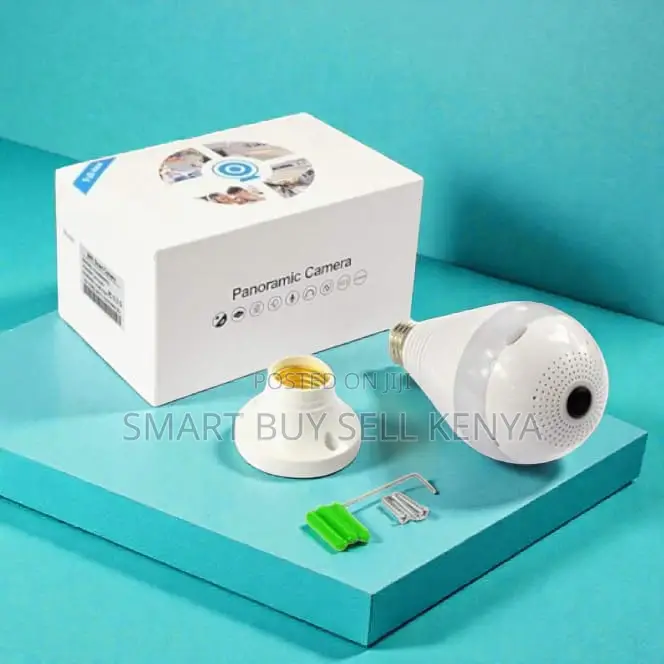 1080p Wifi Bulb Camera With Voice Assistant Integration