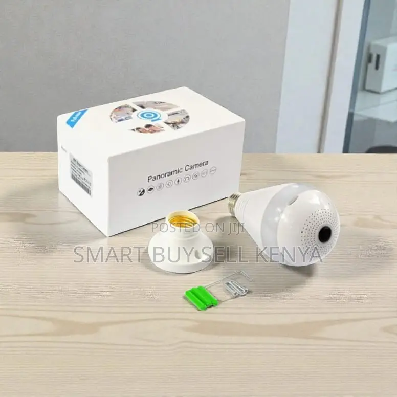 Wifi Bulb Camera 1080p Full Hd With Two-Way Audio and Motion Detection