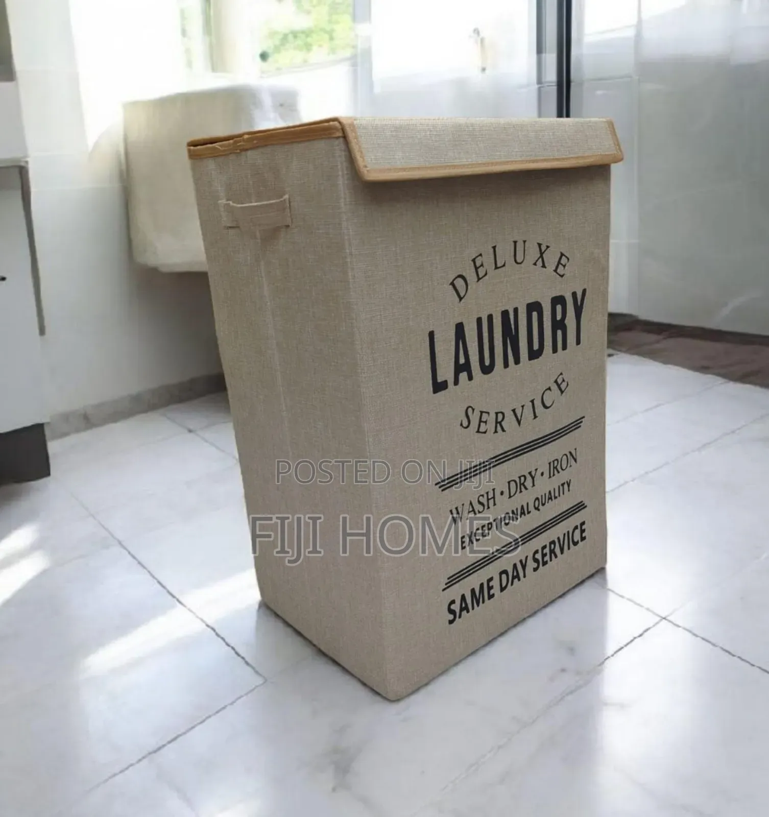 Deluxe Laundry Basket | Premium Quality | 45 by 30 by 60 Cm