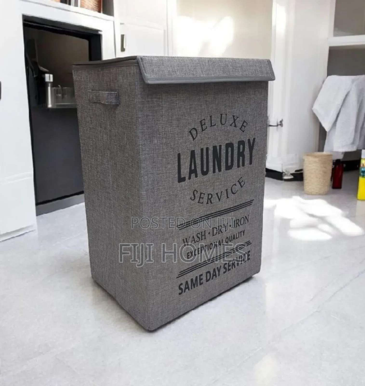 Deluxe Laundry Basket | Premium Quality | 45 by 30 by 60 Cm