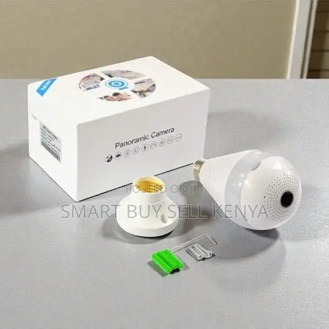 Smart Home Wifi Bulb Camera 1080p Full Hd With Pir Sensor