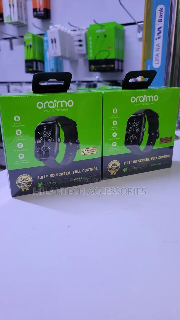 Oraimo Watch 5 Lite 2.01" Hd Ip68 Smart Watch
