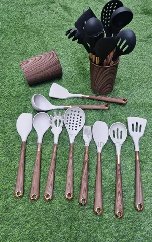 Kitchen Accessories High Quality Kitchen Silicone Spoons.11pcs