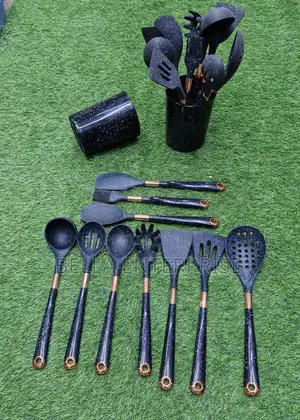Kitchen Accessories High Quality Kitchen Silicone Spoons.11pcs
