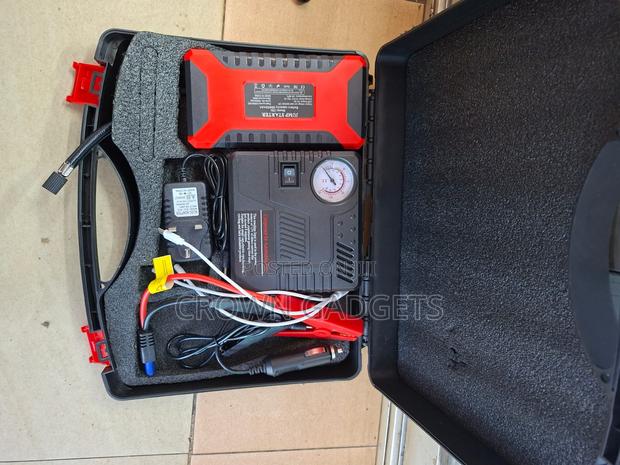 Portable Car Jump Starter With 4 Usb Outputs Led Torch - main view