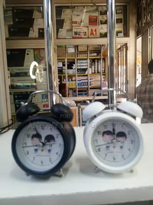 Cartoon Twin-bell Analog Alarm Clock