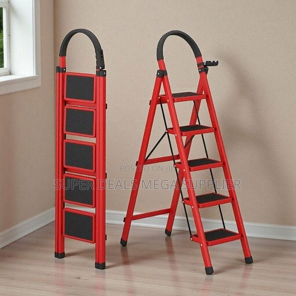High Durability Premium Quality Build 5 Step Ladder Stepladder