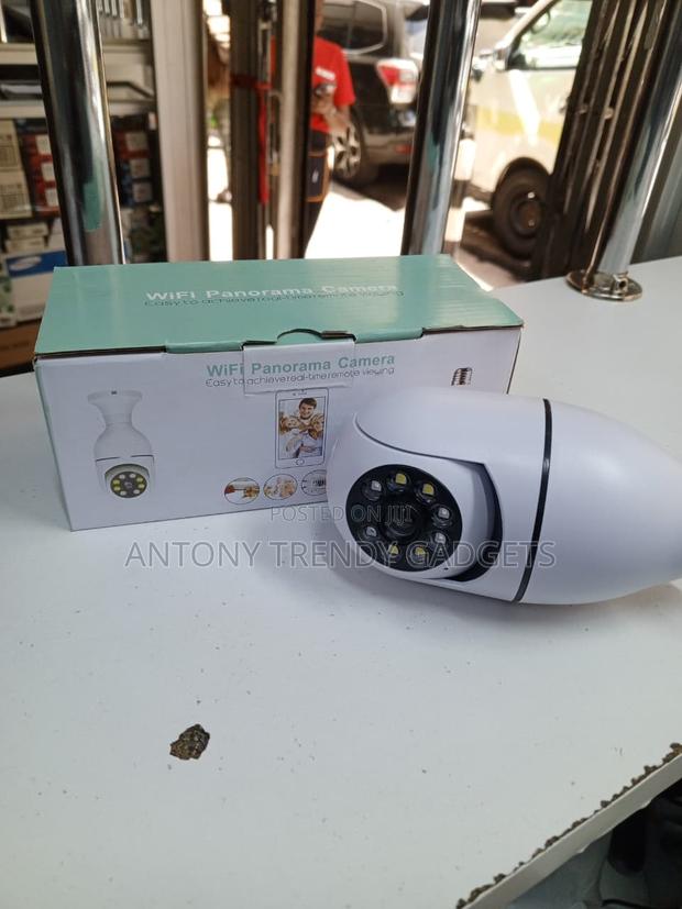 Wifi Panoramic Light Bulb Camera 1080p Motion Detection - main view