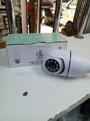 Wifi Panoramic Light Bulb Camera 1080p Motion Detection