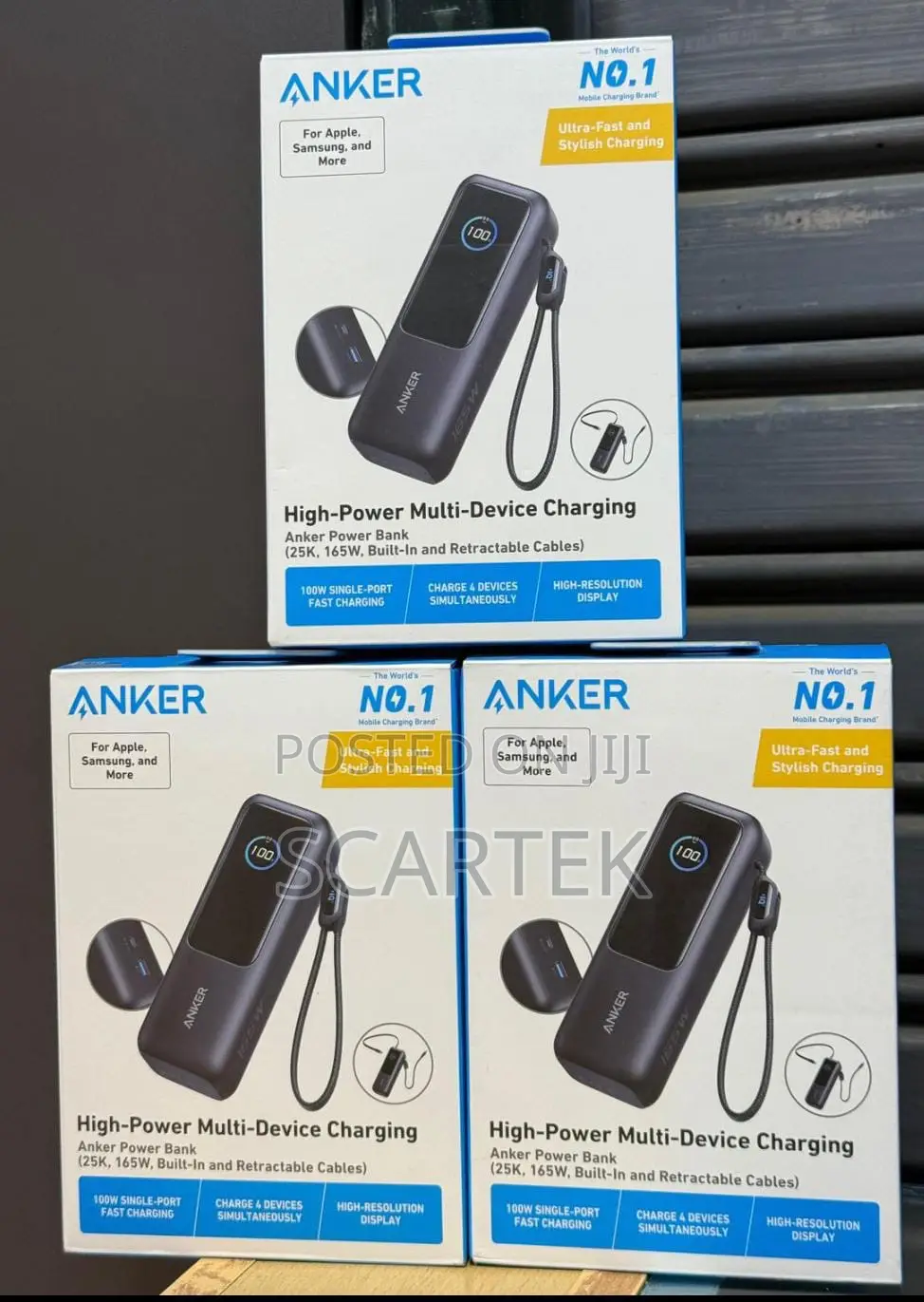 Anker High-power Multi-device Charging Power Bank