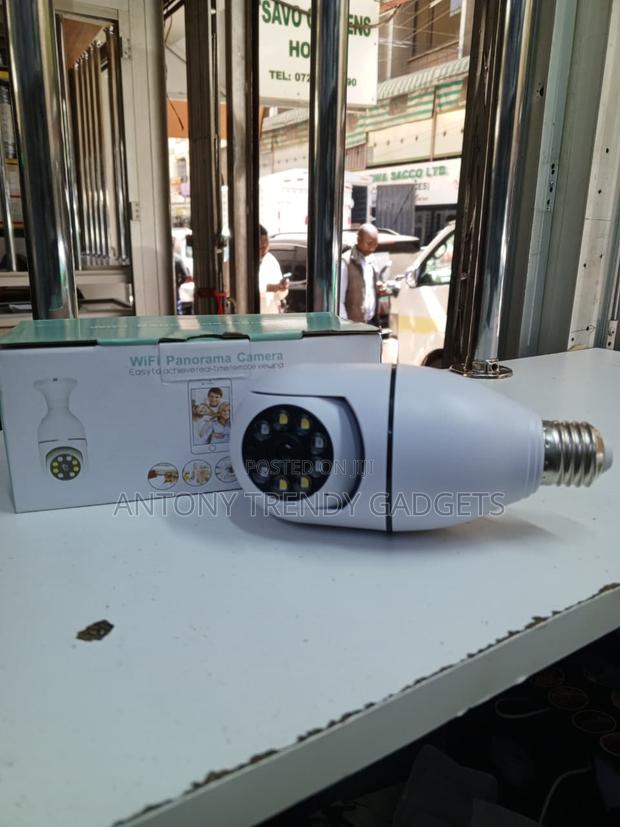 360 Degree Wifi Home Security Bulb Camera V380 Pro - main view