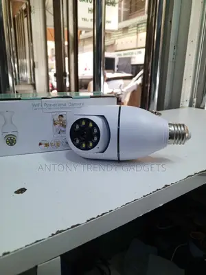 360 Degree Wifi Home Security Bulb Camera V380 Pro
