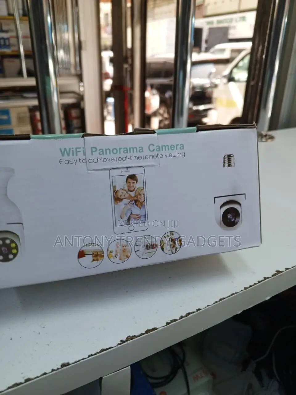 Smart Panorama Wifi Cctv Bulb Camera With App Control