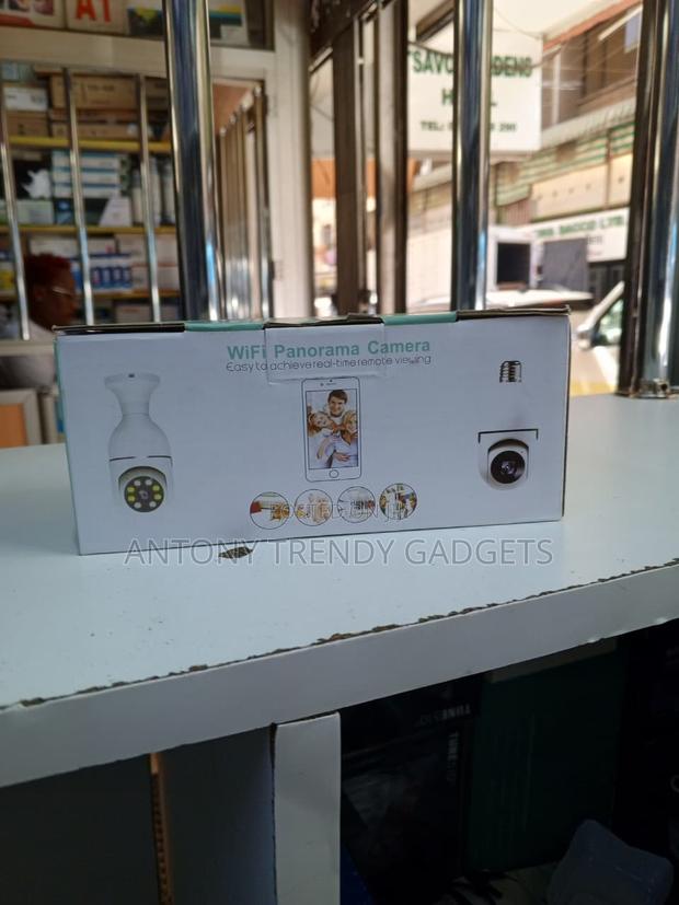 Smart Panorama Wifi Cctv Bulb Camera With App Control - thumbnail 2