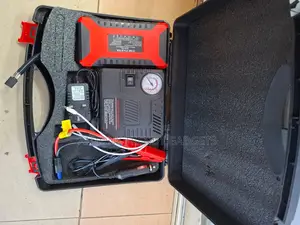 Portable Car Jump Starter With Air Compressor & Power Bank