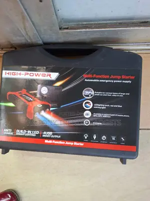 Portable Car Jump Starter With Air Compressor & Power Bank