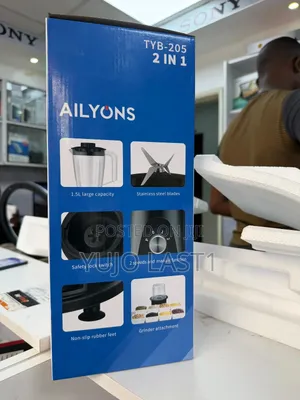 Ailyons Tyb-205 1.5l Stainless Steel Blender With Grinder