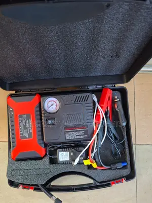 12v Car Battery Jump Starter Kit With Air Compressor