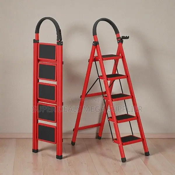 High Performance Safe Domestic Use 5 Step Ladder Stepladder